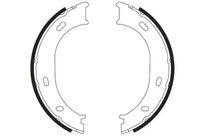 Juego de zapatas de frenos, freno de estacionamiento TRW GS8433 TRW GS8433 Marca Reconocida